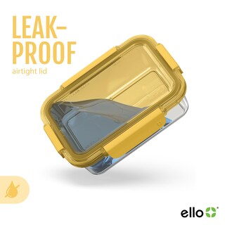 Foto 4 | Set De Almacenamiento De Alimentos Ello Color Lock, 20 Piezas De Vidrio Con Tapas De Plástico - Venta Internacional.