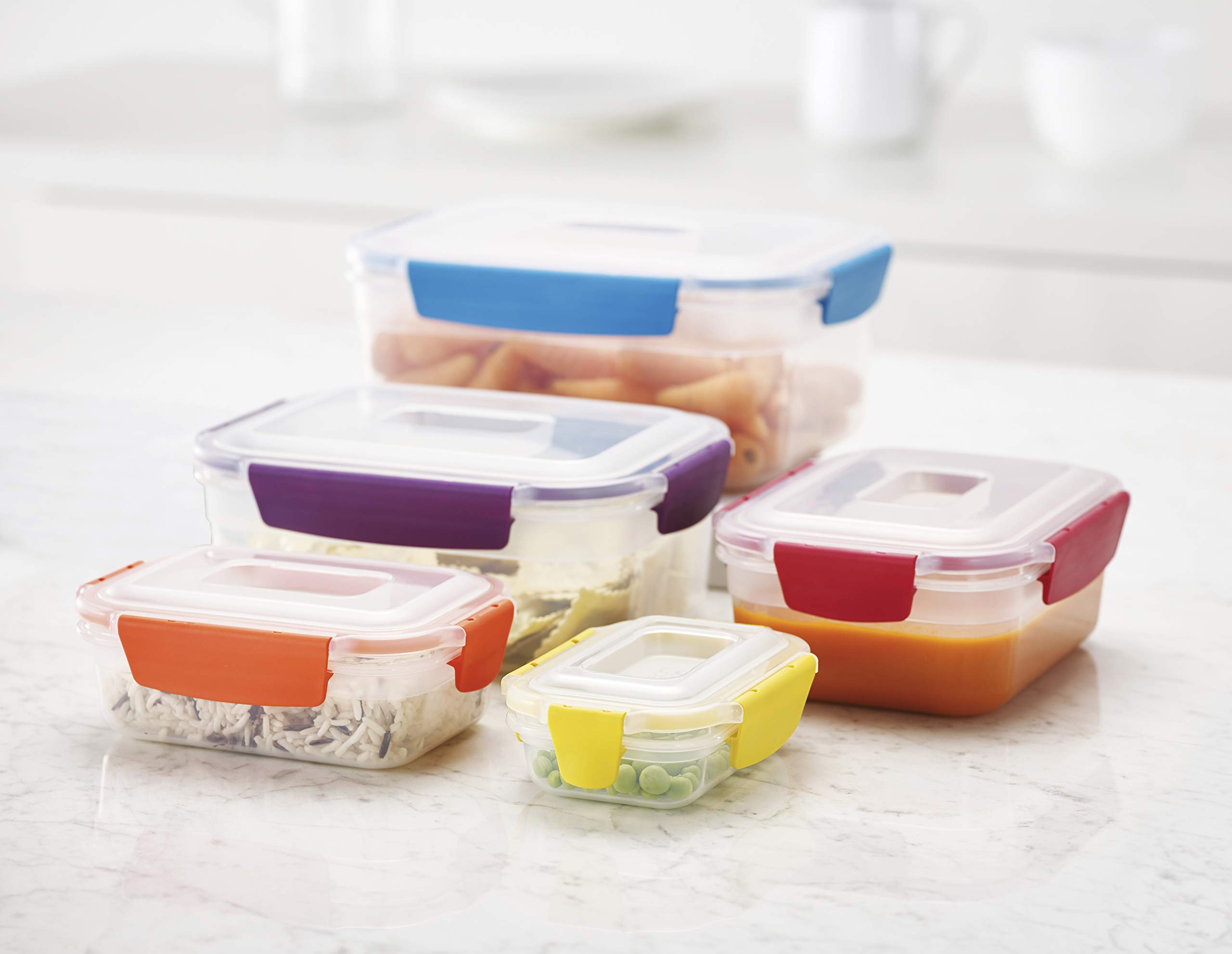 Foto 5 | Juego De Recipientes Para Almacenamiento De Alimentos Joseph Joseph Nest Lock, 10 Piezas - Venta Internacional.