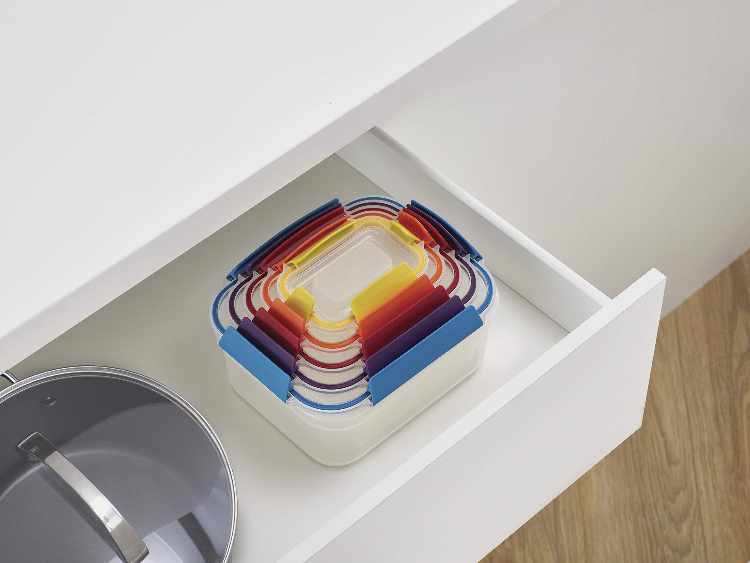 Foto 6 | Juego De Recipientes Para Almacenamiento De Alimentos Joseph Joseph Nest Lock, 10 Piezas - Venta Internacional.