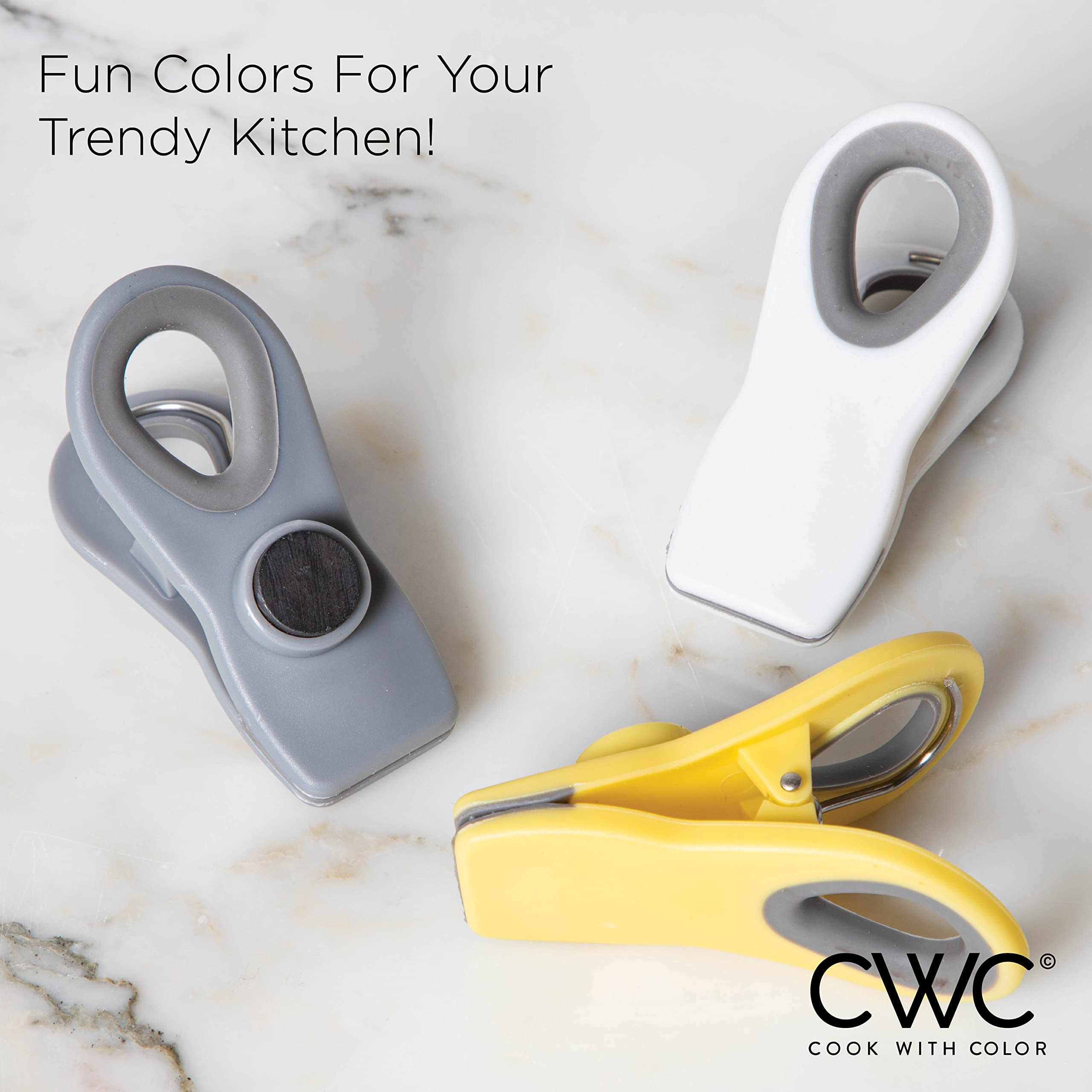 Foto 4 pulgar | Clips Para Bolsas Cook With Color, Cierre Hermético Para Almacenamiento De Alimentos (10 Unidades) - Venta Internacion