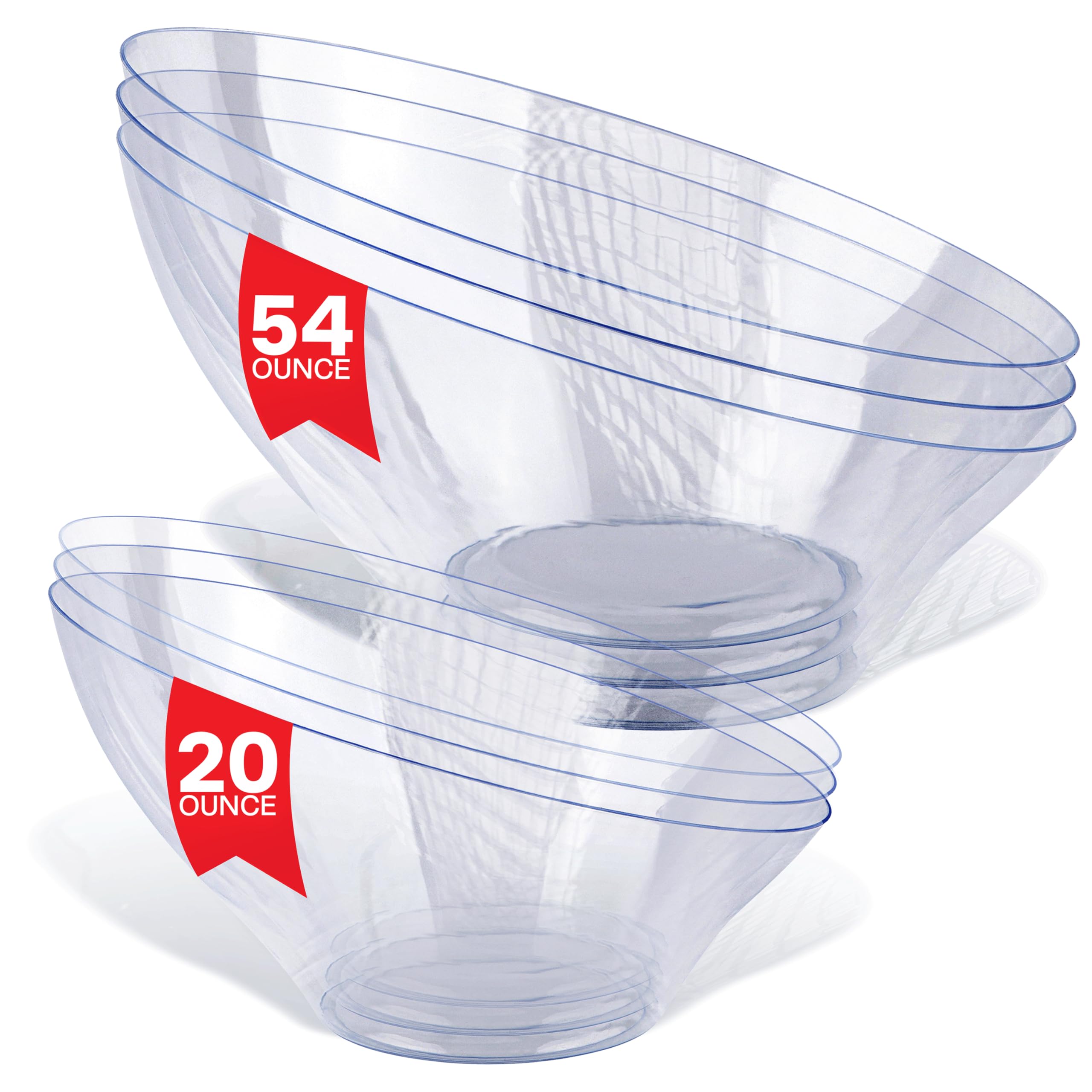 Foto 2 pulgar | Tazones Para Servir Stock Your Home, Paquete Múltiple (paquete De 6), 1.6 L Y 1.2 L - Venta Internacional.