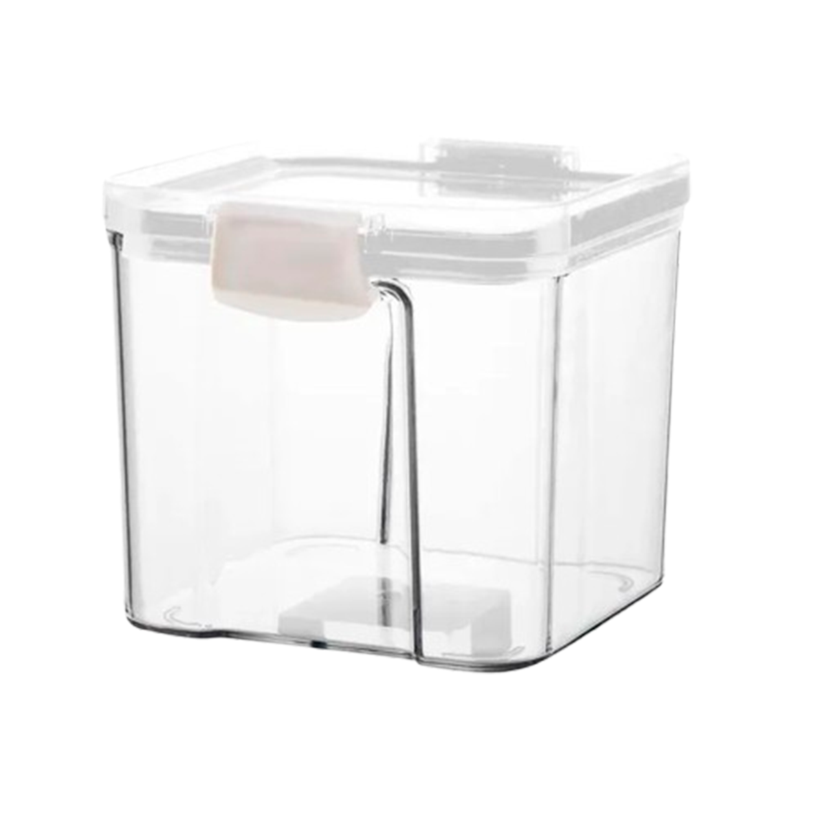 Contenedor Hermético Recipiente Topper Semillas 720ml Color Blanco