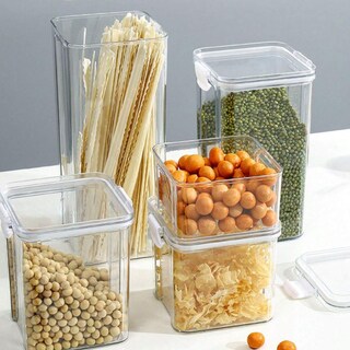 Foto 4 | Contenedor Hermético Recipiente Topper Semillas 720ml Color Amarillo