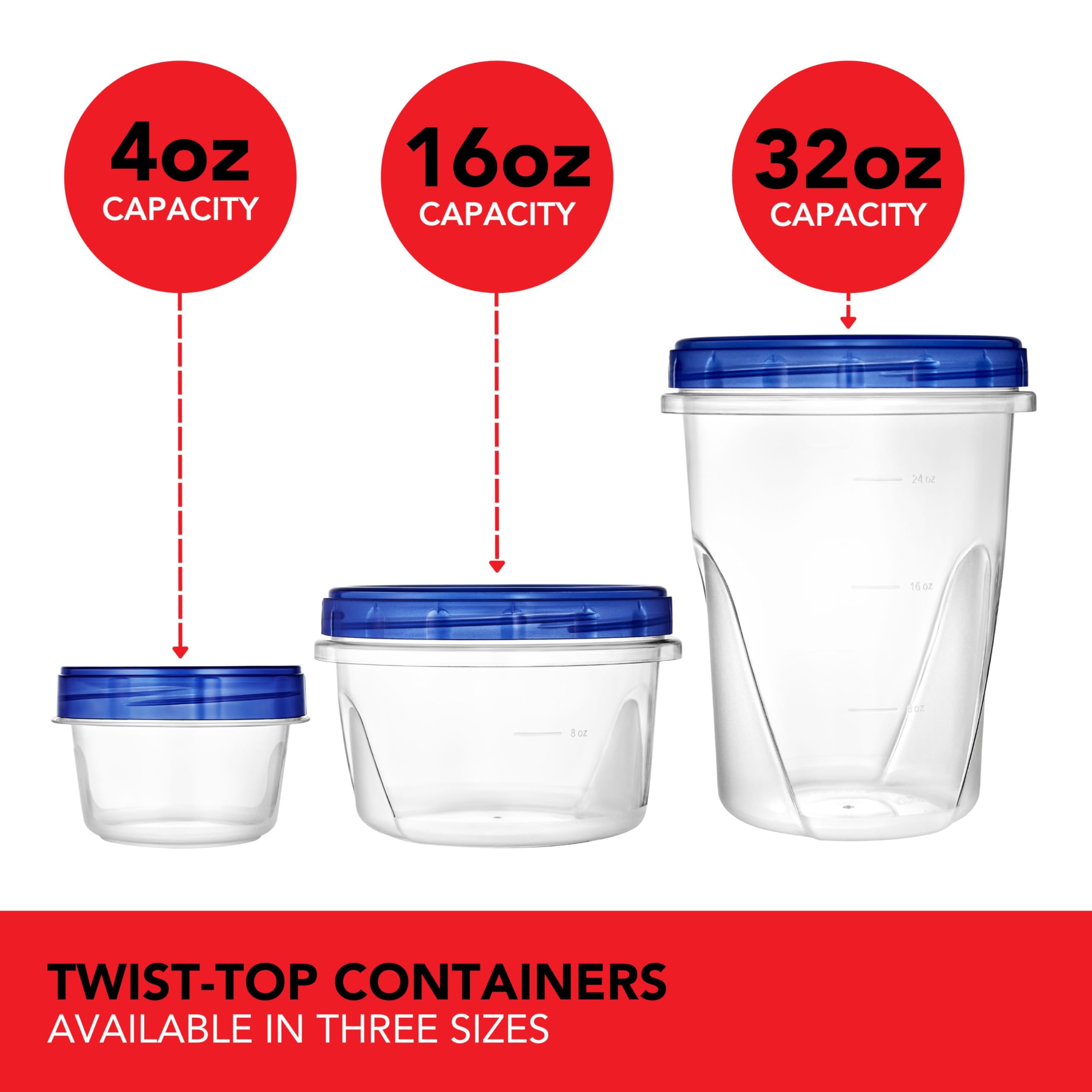 Foto 5 pulgar | Recipientes De Almacenamiento De Alimentos Stock Your Home, 500 Ml (paquete De 10) - Venta Internacional.