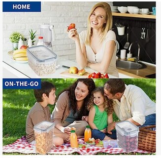 Foto 5 | Contenedores Para Cocina Con Tapa Hermética Set De 5
