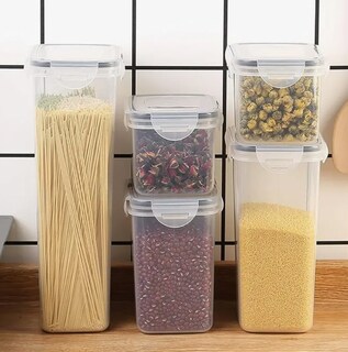 Foto 6 | Contenedores Para Cocina Con Tapa Hermética Set De 5