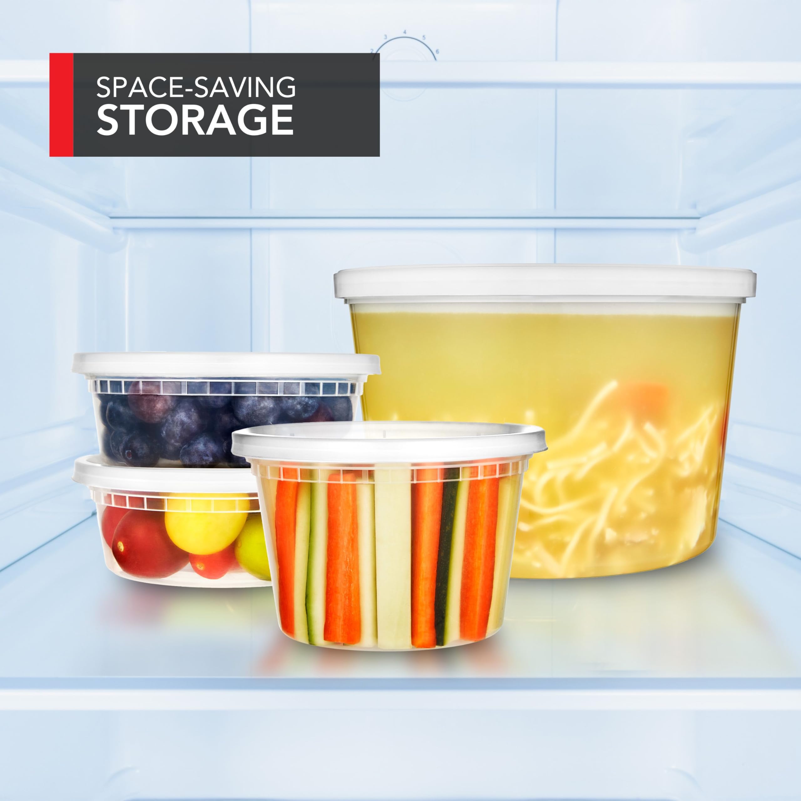 Foto 7 | Recipientes De Almacenamiento De Alimentos Stock Your Home, 1,9 L (paquete De 8) - Venta Internacional.