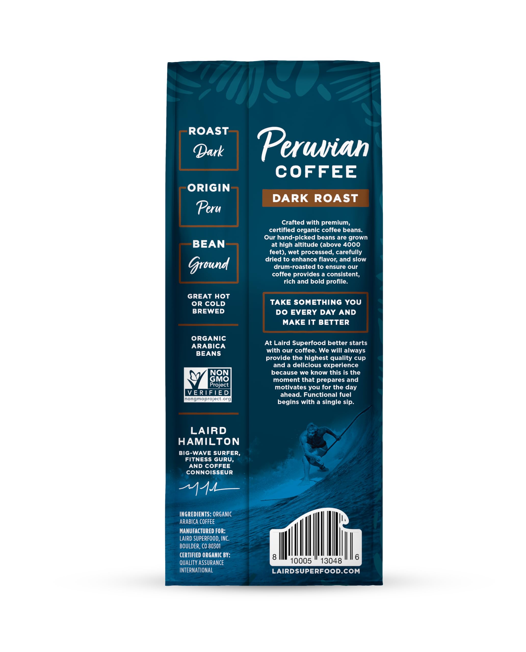 Foto 3 pulgar | Café Molido Laird Superfood Peruvian Dark Toast 355 Ml - Venta Internacional.