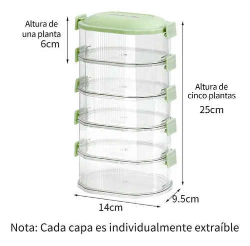 Foto 3 pulgar | Recipientes Xtellar Hermeticos Plastico Contenedores Juego De Cocina