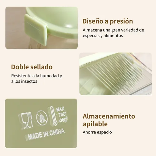 Foto 4 pulgar | Recipientes Xtellar Hermeticos Plastico Contenedores Juego De Cocina