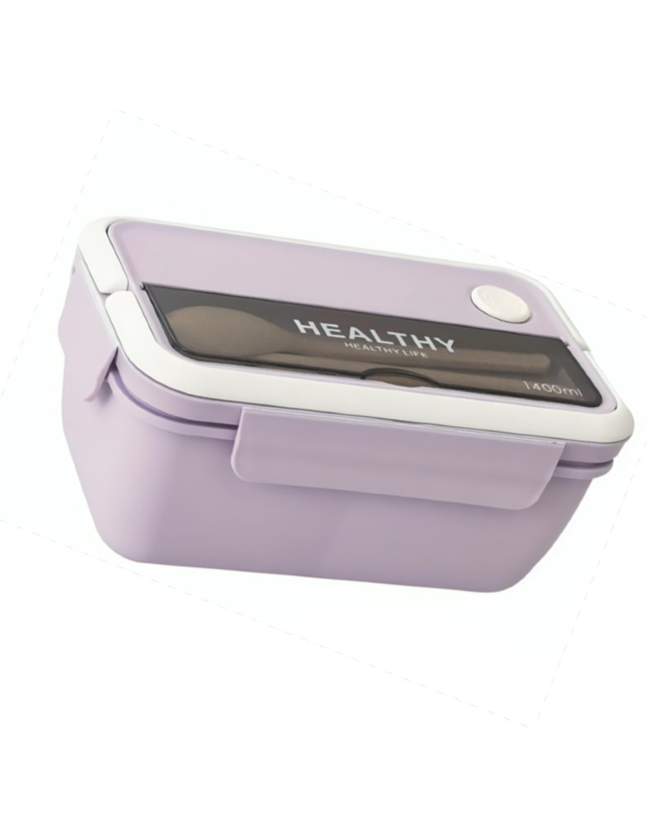 Foto 4 pulgar | Topper Lonchera Lunch Box Fiambrera Termica Lavanda + Gratis Termo Güish De Regalo