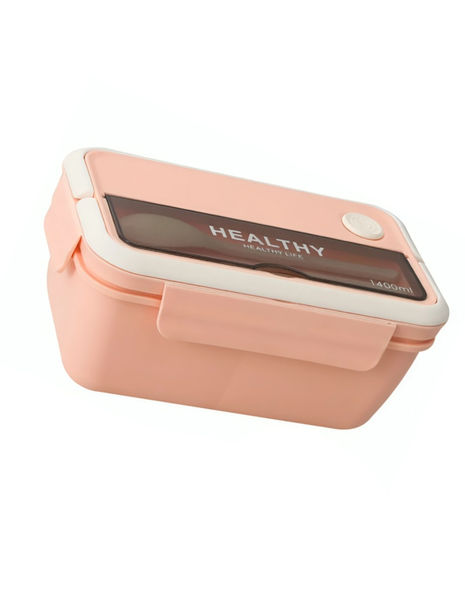 Foto 3 | Topper Lonchera Lunch Box Fiambrera Termica Rosa + Gratis Termo Güish De Regalo