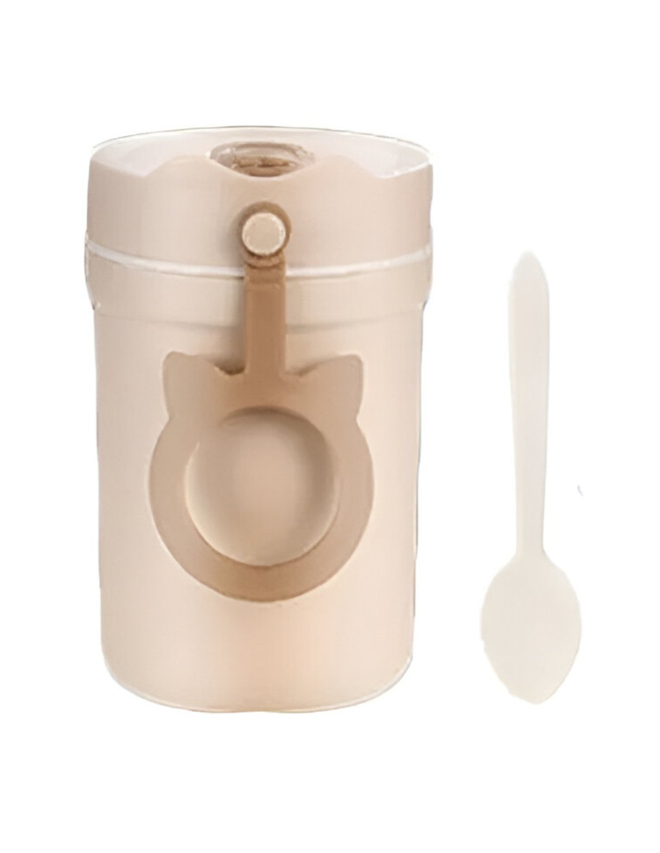 Foto 4 pulgar | Topper Lonchera Lunch Box Fiambrera Termica Crema + Gratis Termo Güish De Regalo