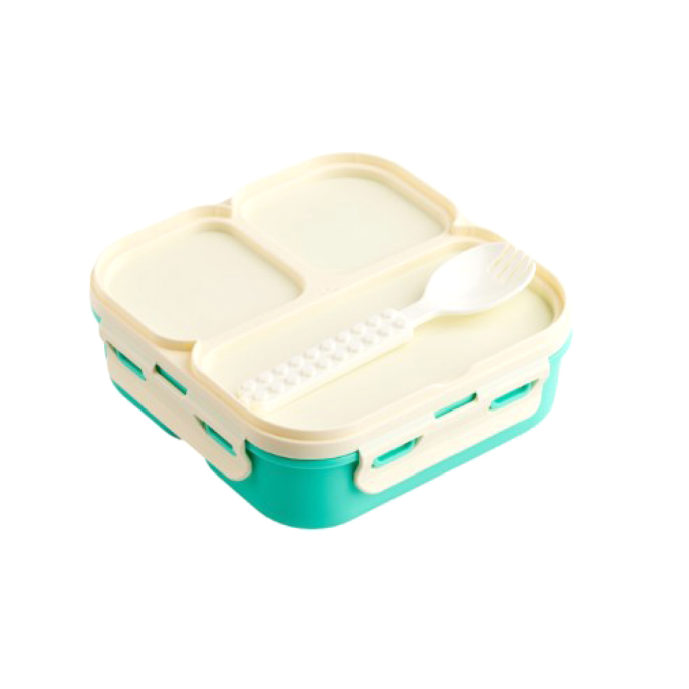 Foto 2 | Lunch Box Con Divisiones Rompecabezas Antiderrames Aleissi 701437 Menta