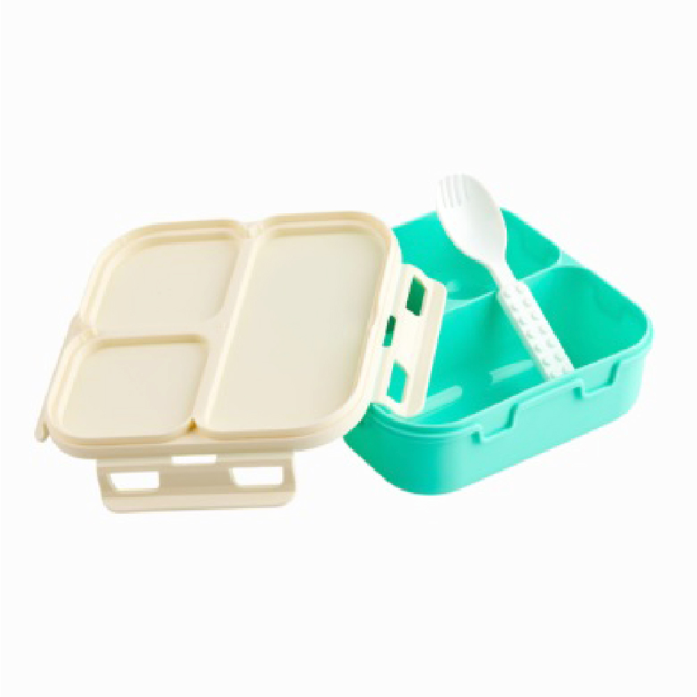 Foto 3 | Lunch Box Con Divisiones Rompecabezas Antiderrames Aleissi 701437 Menta