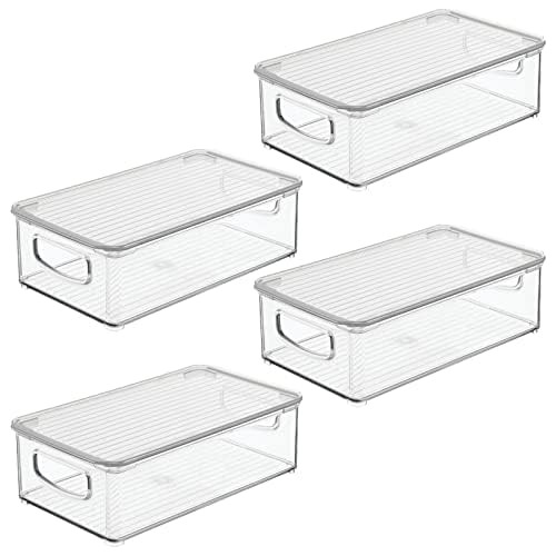 Foto 2 pulgar | Caja De Almacenamiento Con Diseño Mdesign  Línea Con Tapa Y Asas  Paquete De 4 - Venta Internacional.