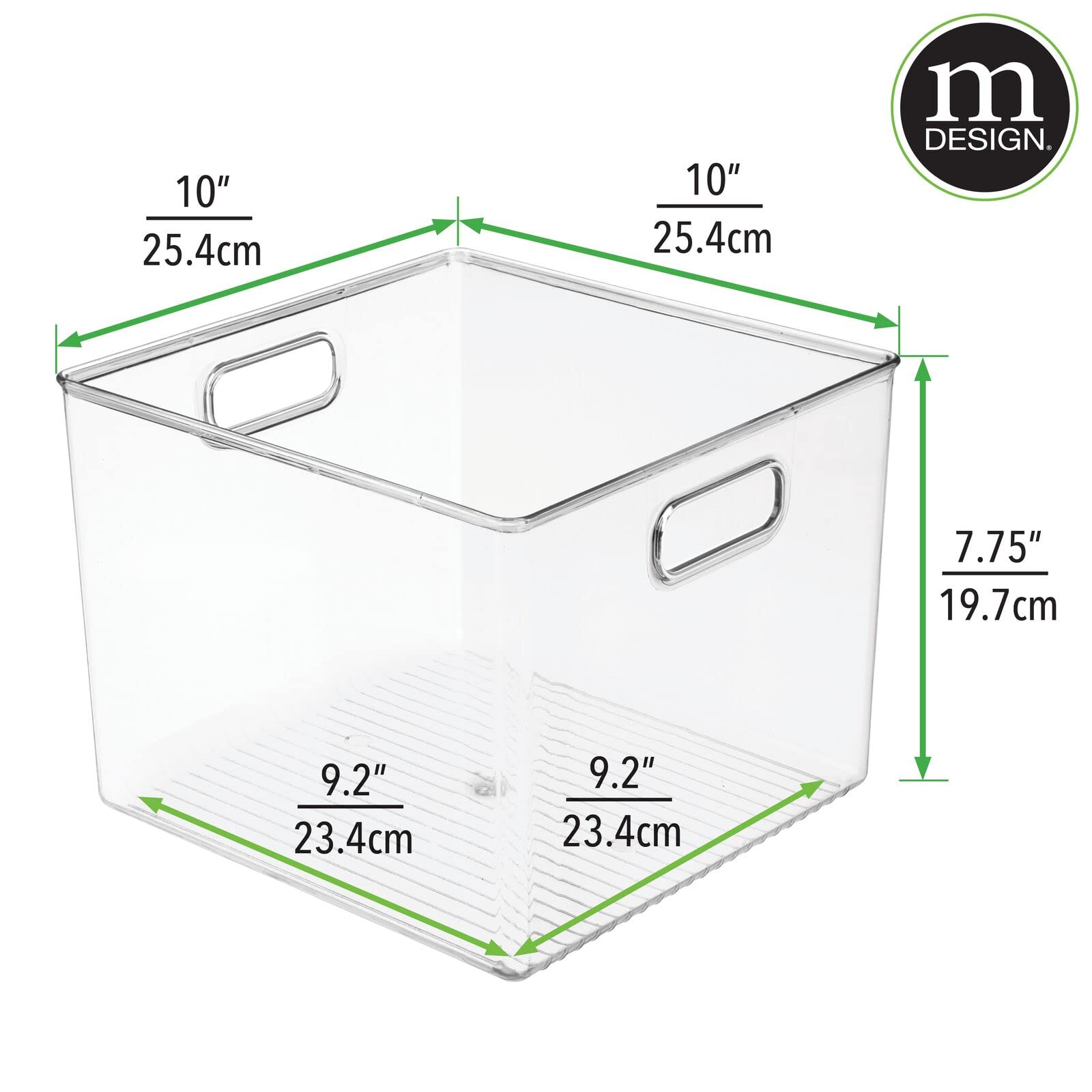 Foto 3 pulgar | Papelera Organizadora De Almacenamiento Mdesign Craft Room  Paquete De 8 Unidades  Transparente - Venta Internacional.