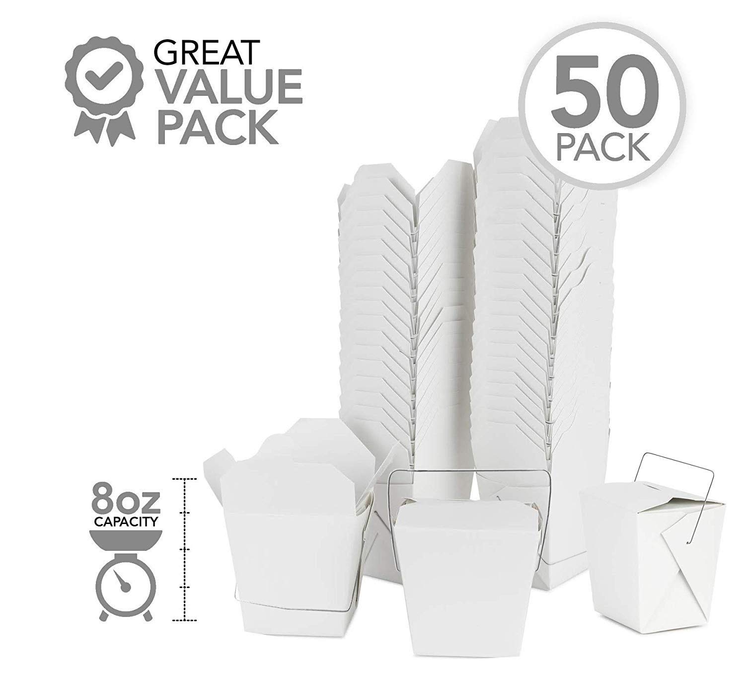 Foto 3 | Recipientes Para Comida Stock Your Home Chinese  240 Ml (paquete De 50) - Venta Internacional.