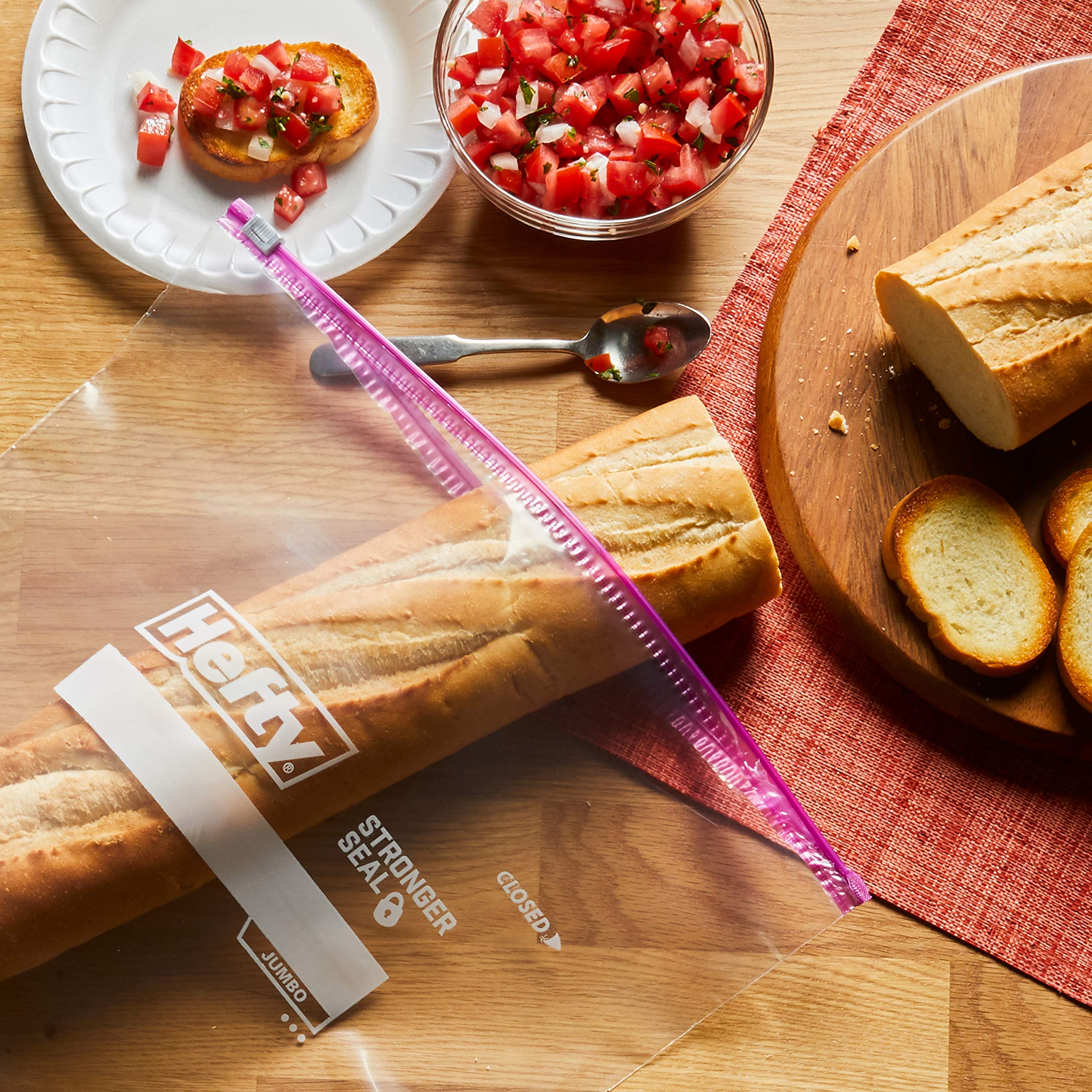 Foto 4 pulgar | Bolsas De Almacenamiento Hefty Slider Jumbo 9 X 10 2 5 L (90 En Total) - Venta Internacional.