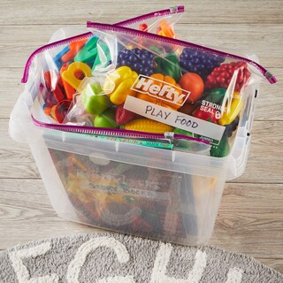Foto 5 | Bolsas De Almacenamiento Hefty Slider Jumbo 9 X 10 2 5 L (90 En Total) - Venta Internacional.