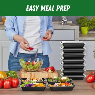 Foto 6 | Envases Dealusy Para Preparación De Comidas 50 Unidades 800 Ml Reutilizables Con Tapas - Venta Internacional.