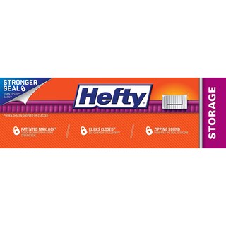 Foto 3 | Bolsas De Almacenamiento Hefty Slider De Un Cuarto De Galón 20 Unidades Sin Bpa - Venta Internacional.