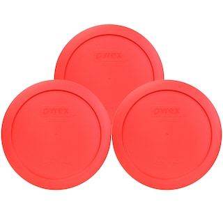 Foto 1 | Tapas De Almacenamiento De Alimentos Pyrex 7201-pc 4 Tazas Plástico Rojo X3 - Venta Internacional.