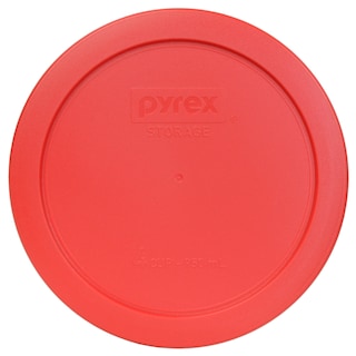 Foto 2 | Tapas De Almacenamiento De Alimentos Pyrex 7201-pc 4 Tazas Plástico Rojo X3 - Venta Internacional.