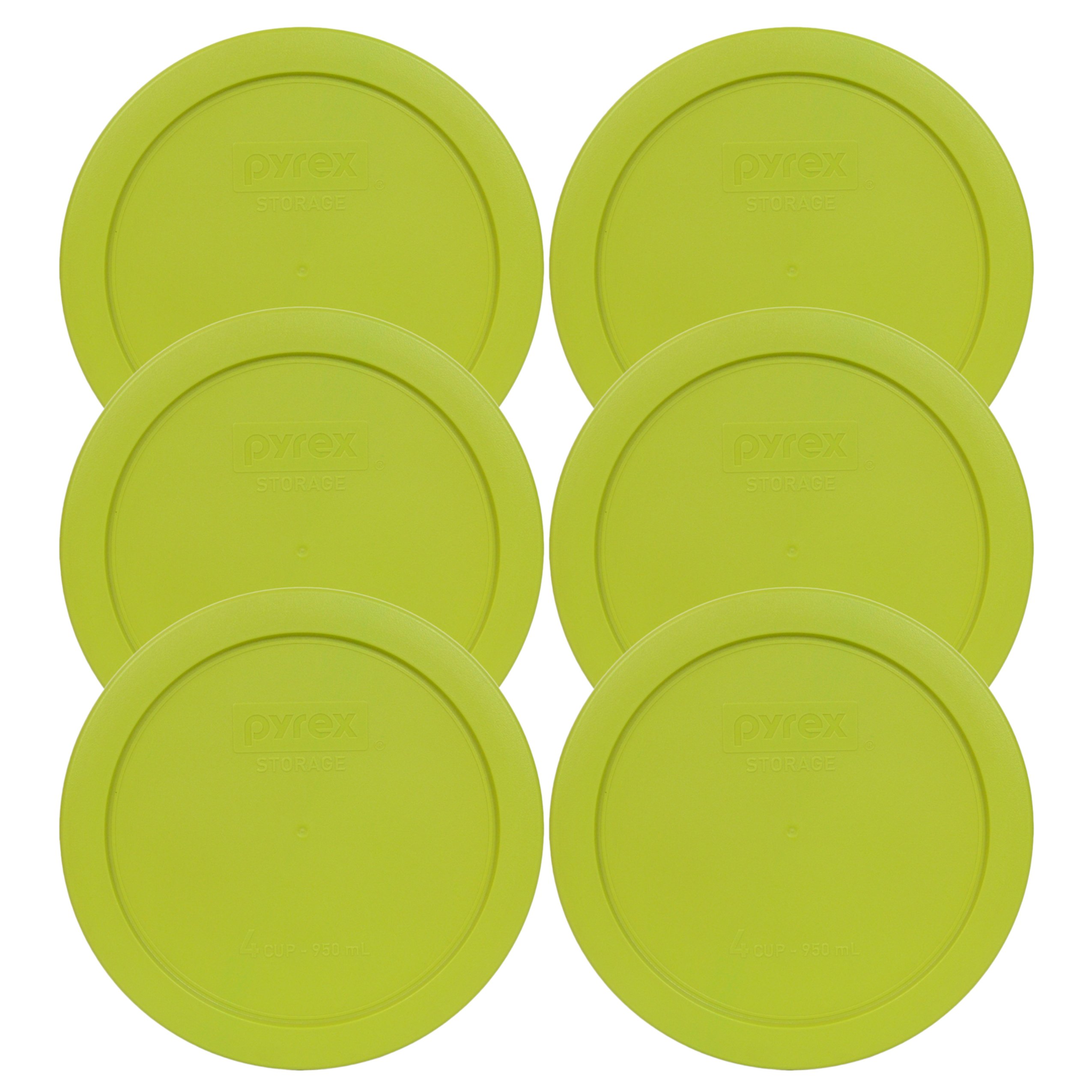 Foto 2 pulgar | Tapa De Almacenamiento Pyrex 7201-pc  4 Tazas  Plástico Verde Edamame  X6 - Venta Internacional.