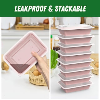 Foto 4 | Recipientes Dealusy Para Preparación De Comidas 32 Oz (paquete De 50) Con Tapas Fáciles De Abrir - Venta Internaciona