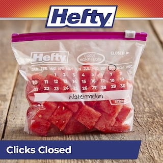 Foto 6 | Bolsas De Almacenamiento Hefty Slider Para Calendario Tamaño Cuarto De Galón 160 Unidades - Venta Internacional.