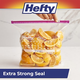 Foto 4 | Bolsas De Almacenamiento Hefty Slider Calendar Tamaño Galón 120 Unidades - Venta Internacional.