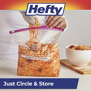 Foto 5 | Bolsas De Almacenamiento Hefty Slider Calendar Tamaño Galón 120 Unidades - Venta Internacional.
