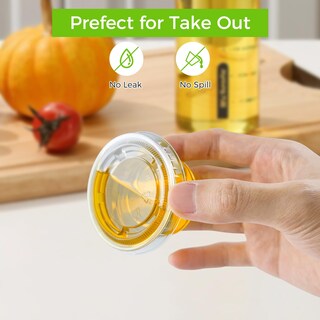 Foto 4 | Juego De Vasos Jello Shot Cups Dealusy 360 De 60 Ml Con Tapas De Plástico Aptas Para Alimentos - Venta Internacional.