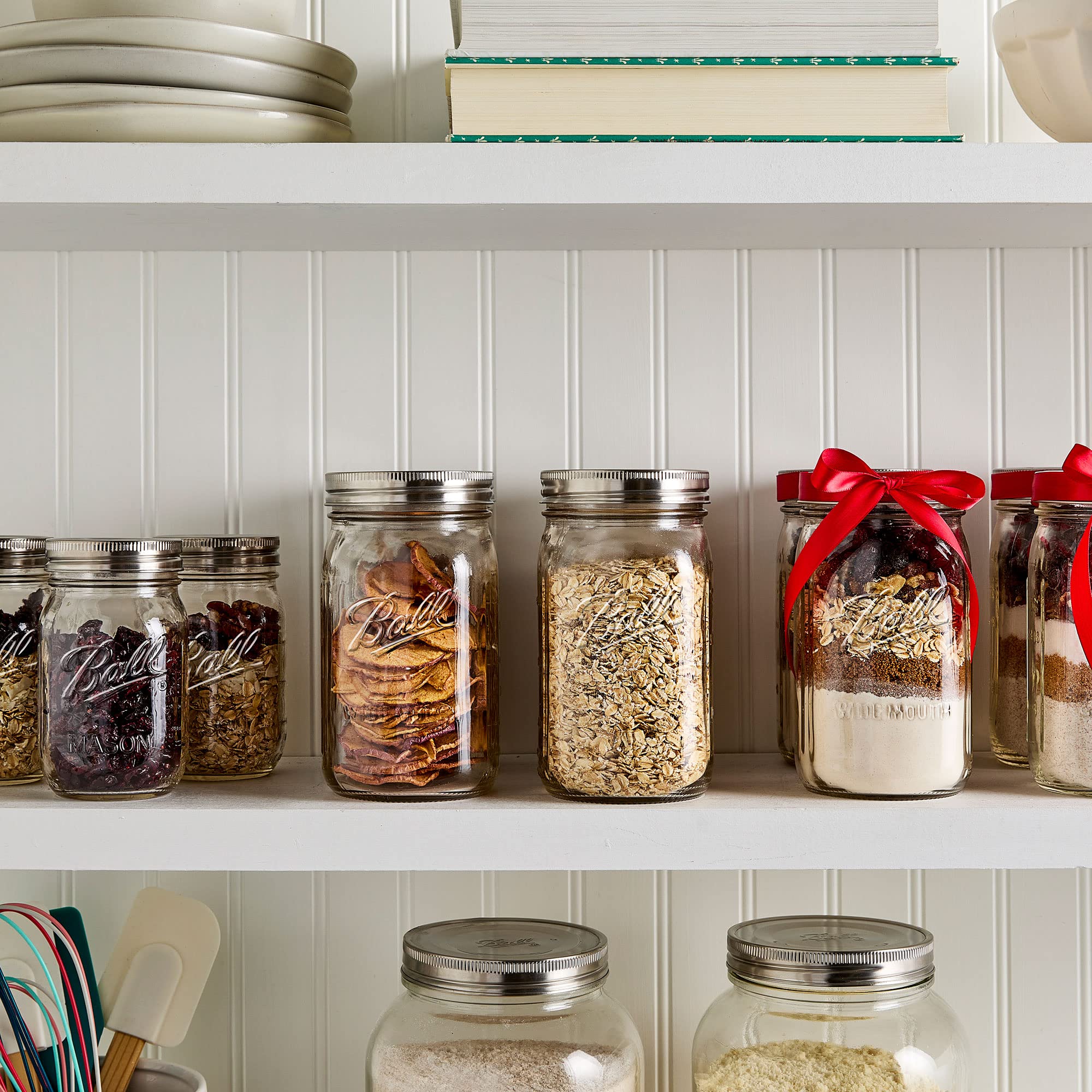 Foto 4 | Mason Jar Tapas En Forma De Bola De Acero Inoxidable  Boca Ancha  6 Unidades - Venta Internacional.