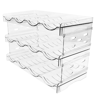 Foto 3 | Estante Porta Botellas de 3 Niveles en Material Pet Brandtrendy -Organización Ecológica y Estilo Elegante