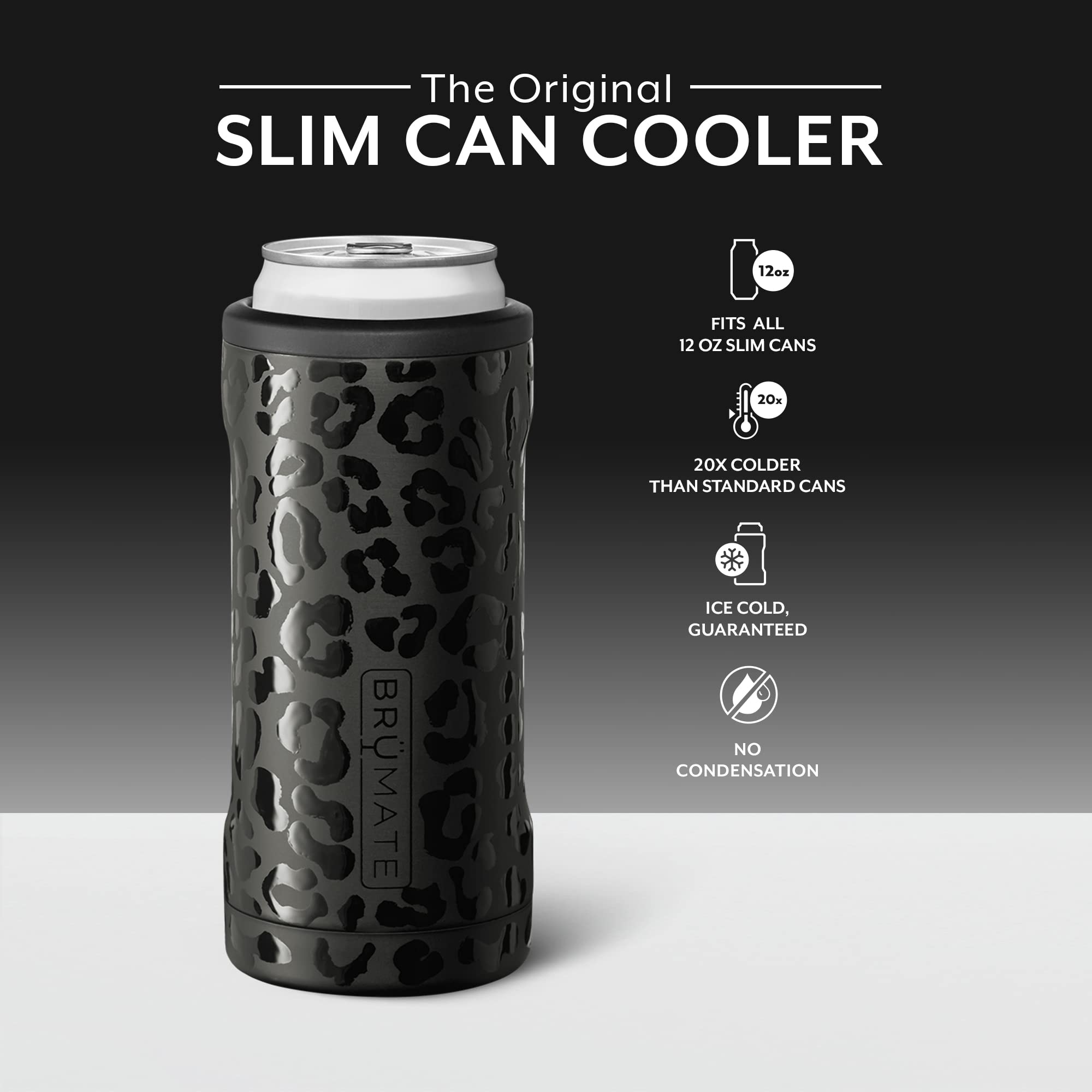 Foto 3 pulgar | Enfriador De Latas Aislante Brümate Hopsulator Slim, 355 Ml, Onyx Leopard - Venta Internacional.