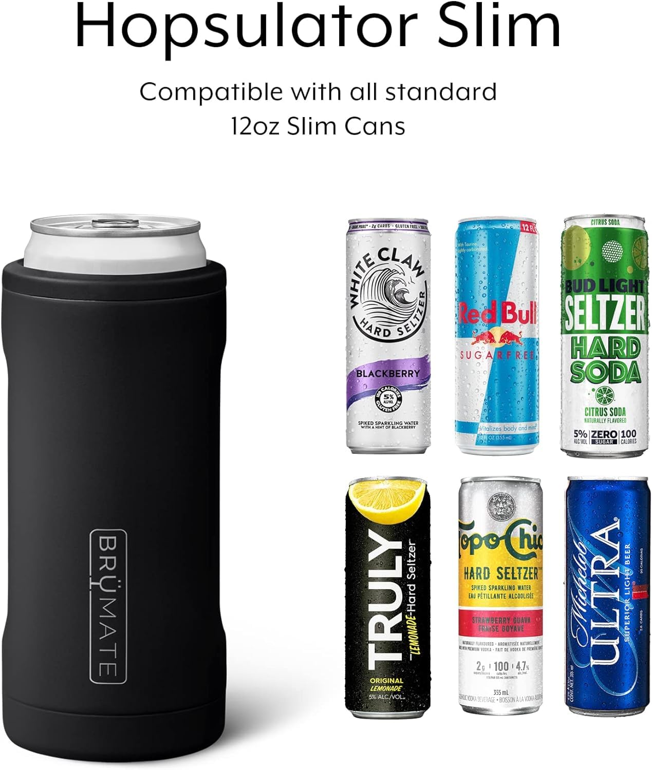 Foto 7 pulgar | Can Cooler Brümate Hopsulator Slim Insulant, 355 Ml, Tuna - Venta Internacional.