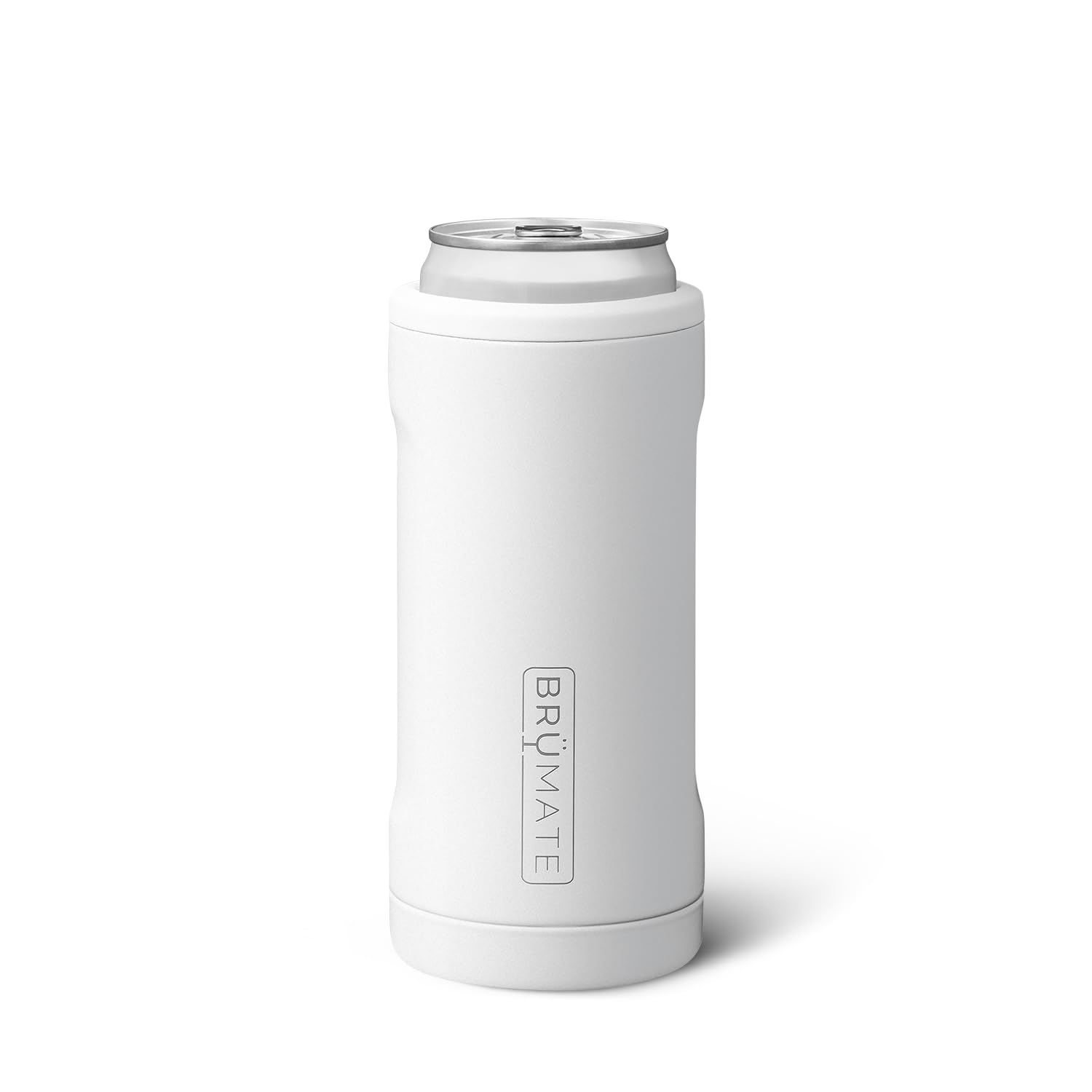 Can Cooler Brümate Hopsulator, Delgado, Aislante, 355 Ml, Color Blanco Hielo - Venta Internacional.