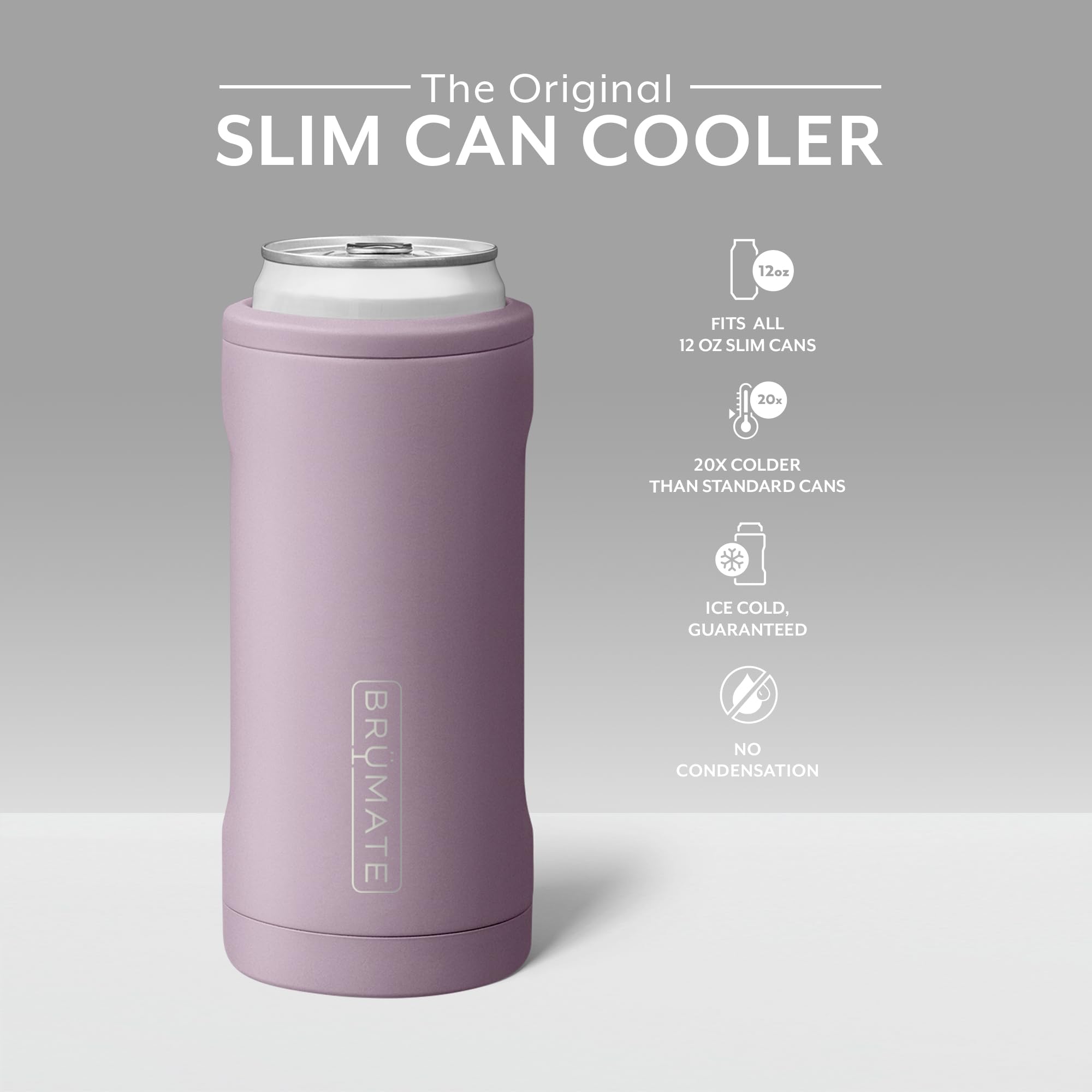 Foto 2 | Can Cooler Brümate Hopsulator, Delgado, Aislante, 355 Ml, Color Lila Oscuro - Venta Internacional.