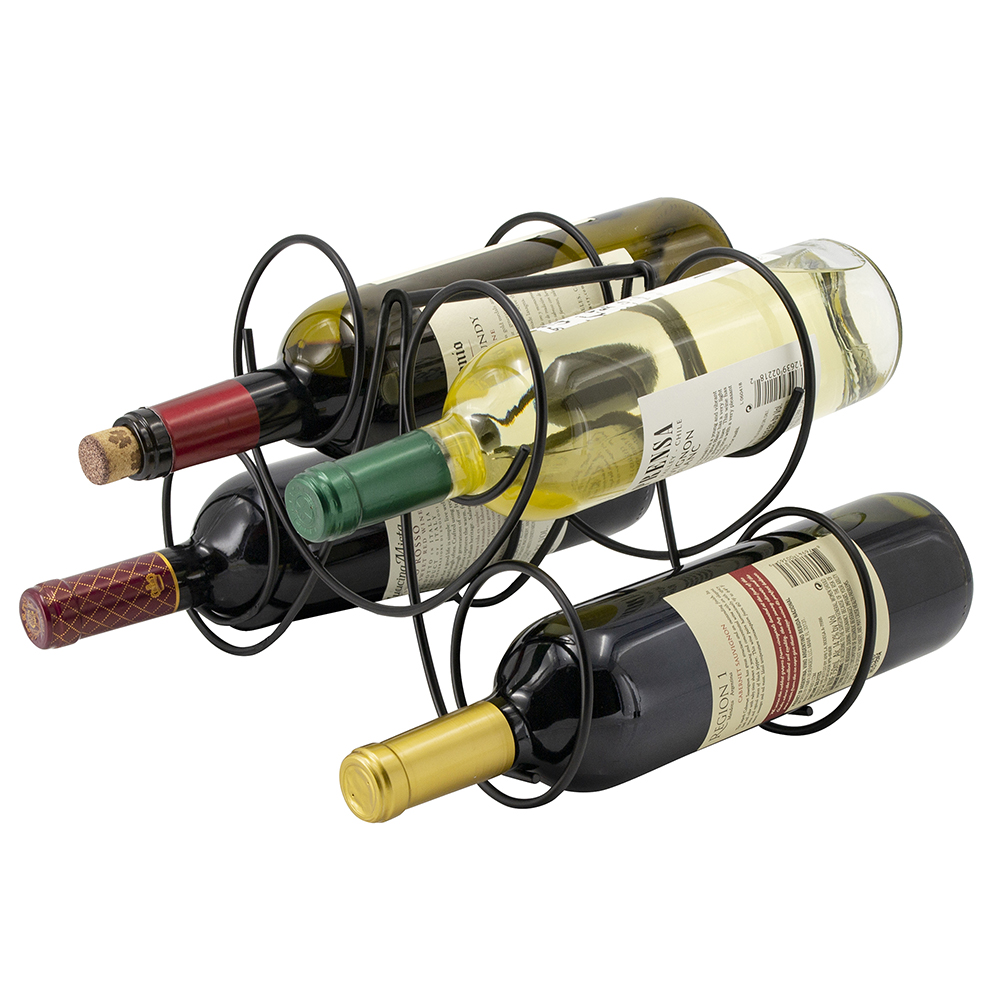 Foto 6 pulgar | Portabotellas de Vino Zomilux Negro para 4 Botellas