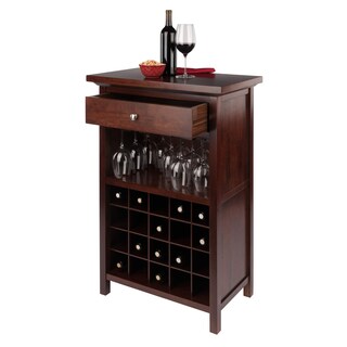 Foto 5 | Wine Storage Winsome Wood Chablis Walnut Para 20 Botellas - Venta Internacional.