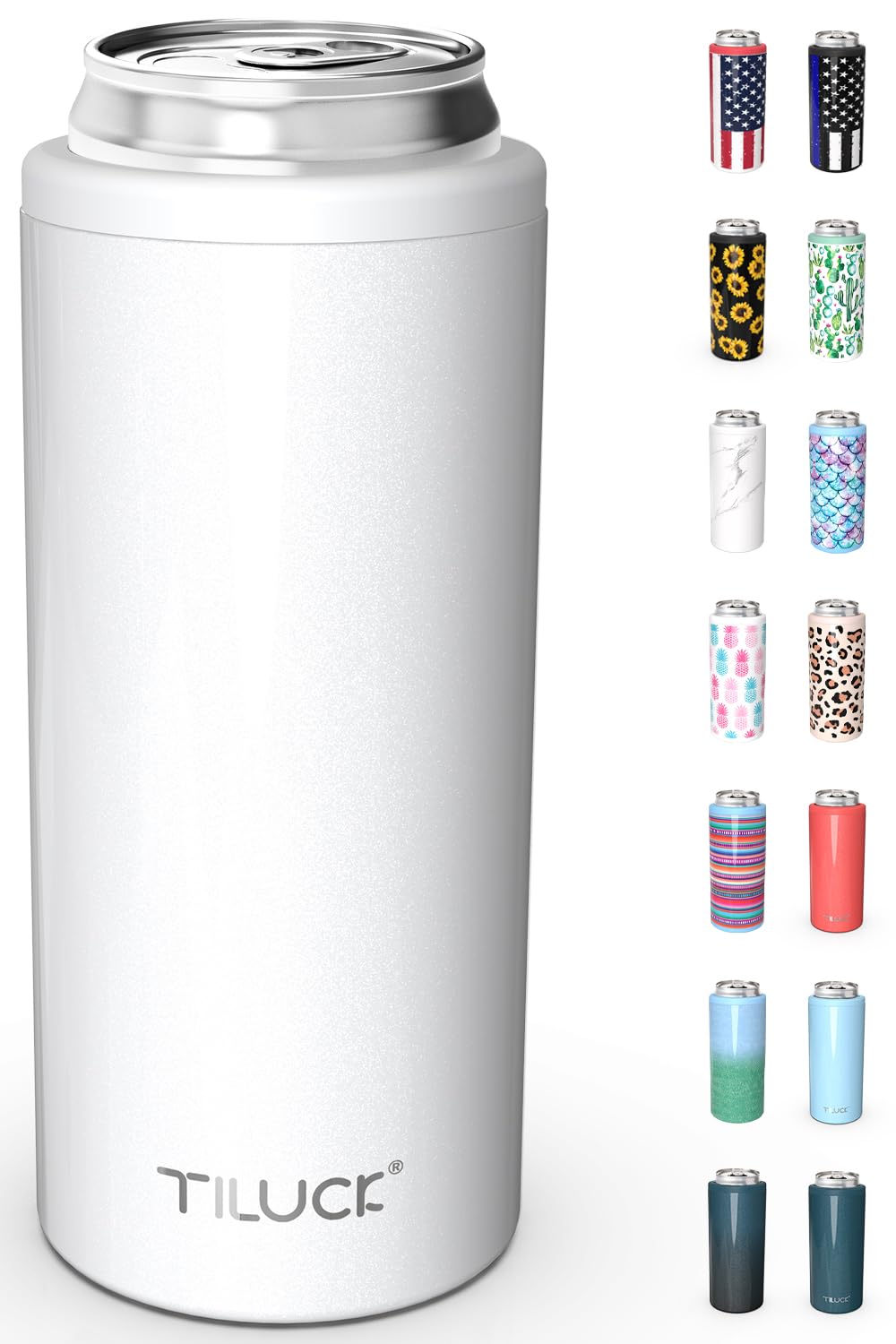 Foto 2 pulgar | Can Cooler Tiluck Skinny For Slim Beer & Hard Seltzer, 355 Ml - Venta Internacional.