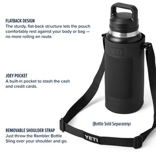 Foto 3 | Botella Sling Yeti Large Para Botellas Rambler De 770 Y 1065 Ml, Color Negro - Venta Internacional.