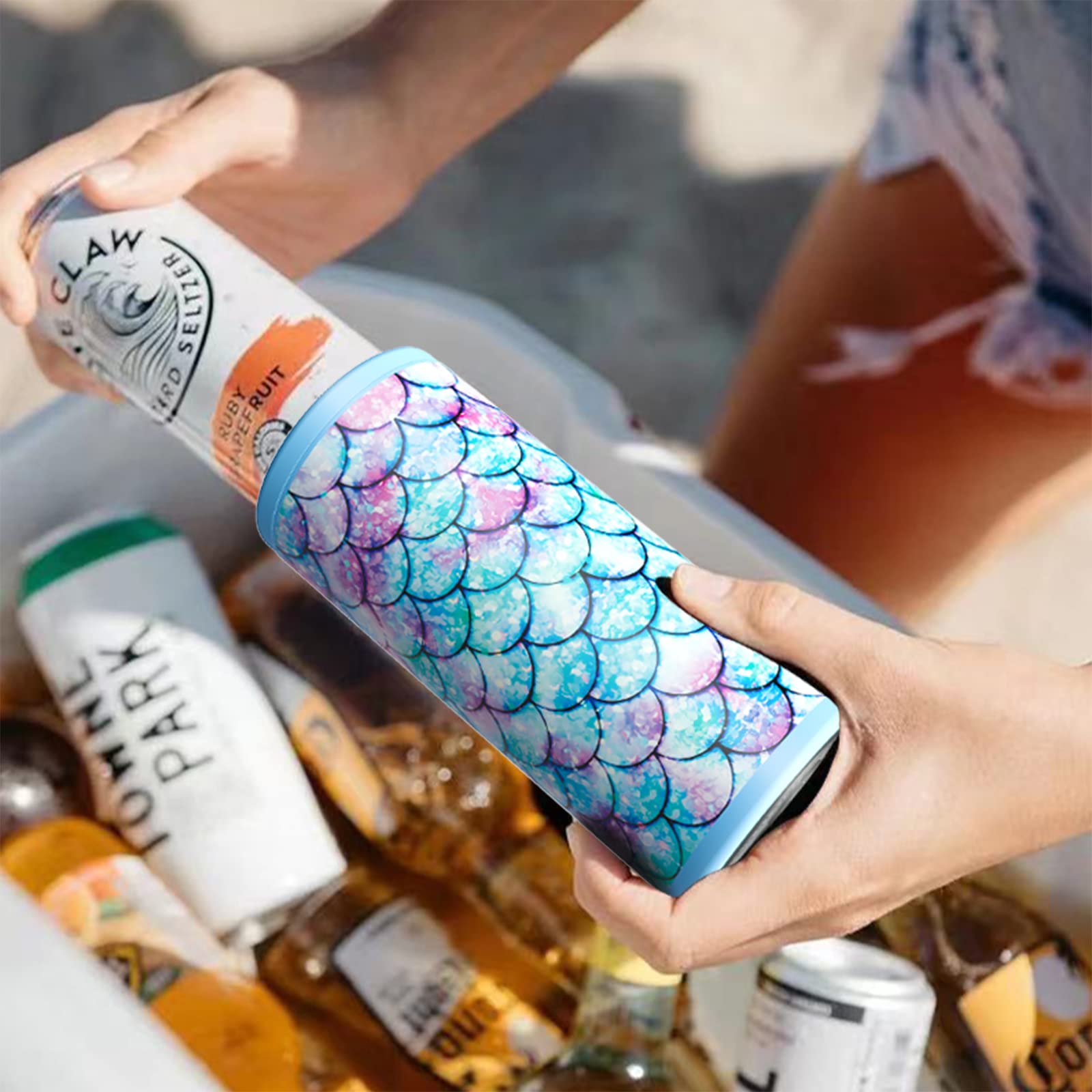 Foto 6 pulgar | Can Cooler Tiluck Skinny For Slim Beer & Hard Seltzer, 355 Ml - Venta Internacional.