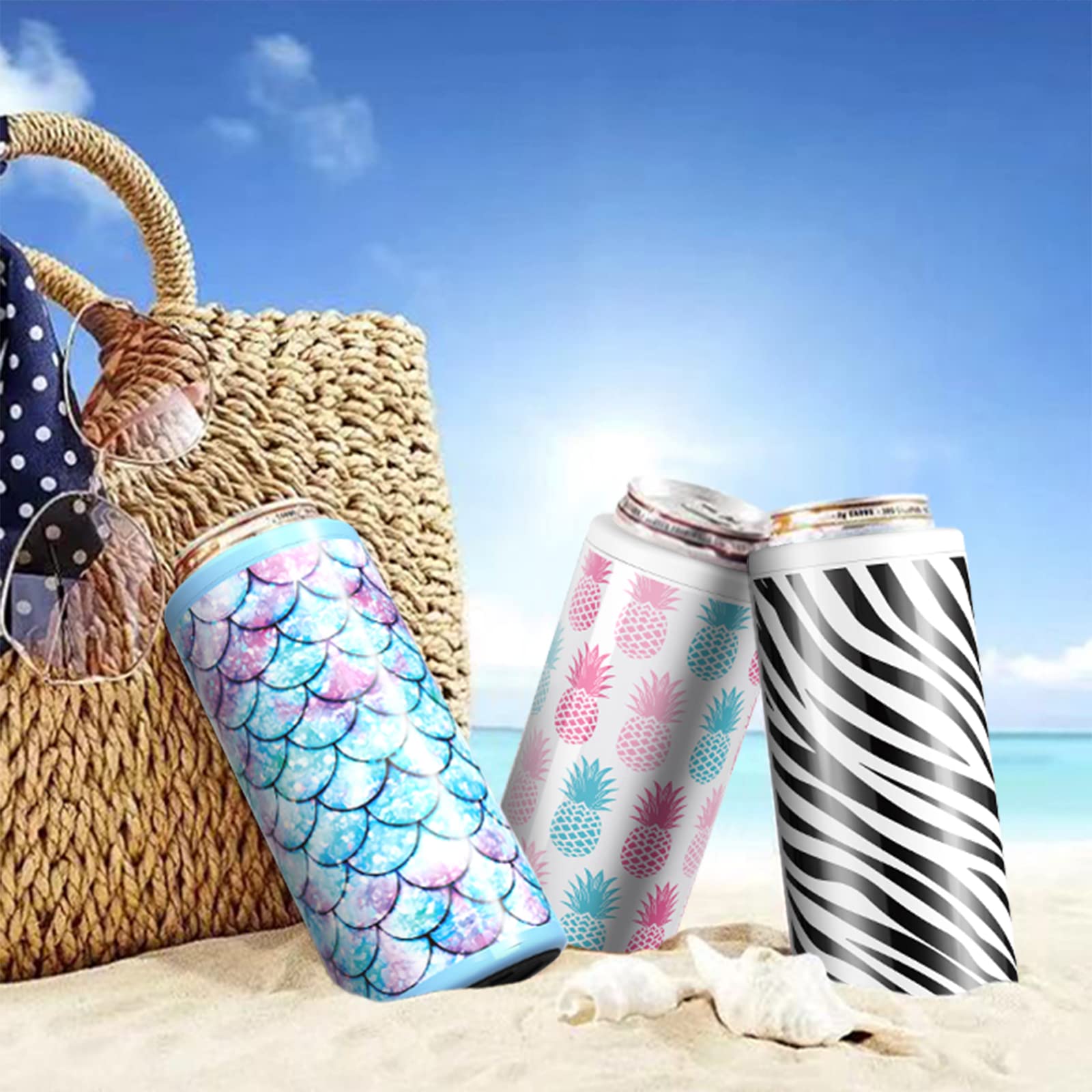 Foto 7 pulgar | Can Cooler Tiluck Skinny For Slim Beer & Hard Seltzer, 355 Ml - Venta Internacional.
