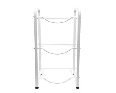 Foto 2 | Estantería Para Garrafones Mu:4life Mu-ptg-2-b Blanco Con Estructura De Acero Resistente Y Desmontable Para 3 Botellas