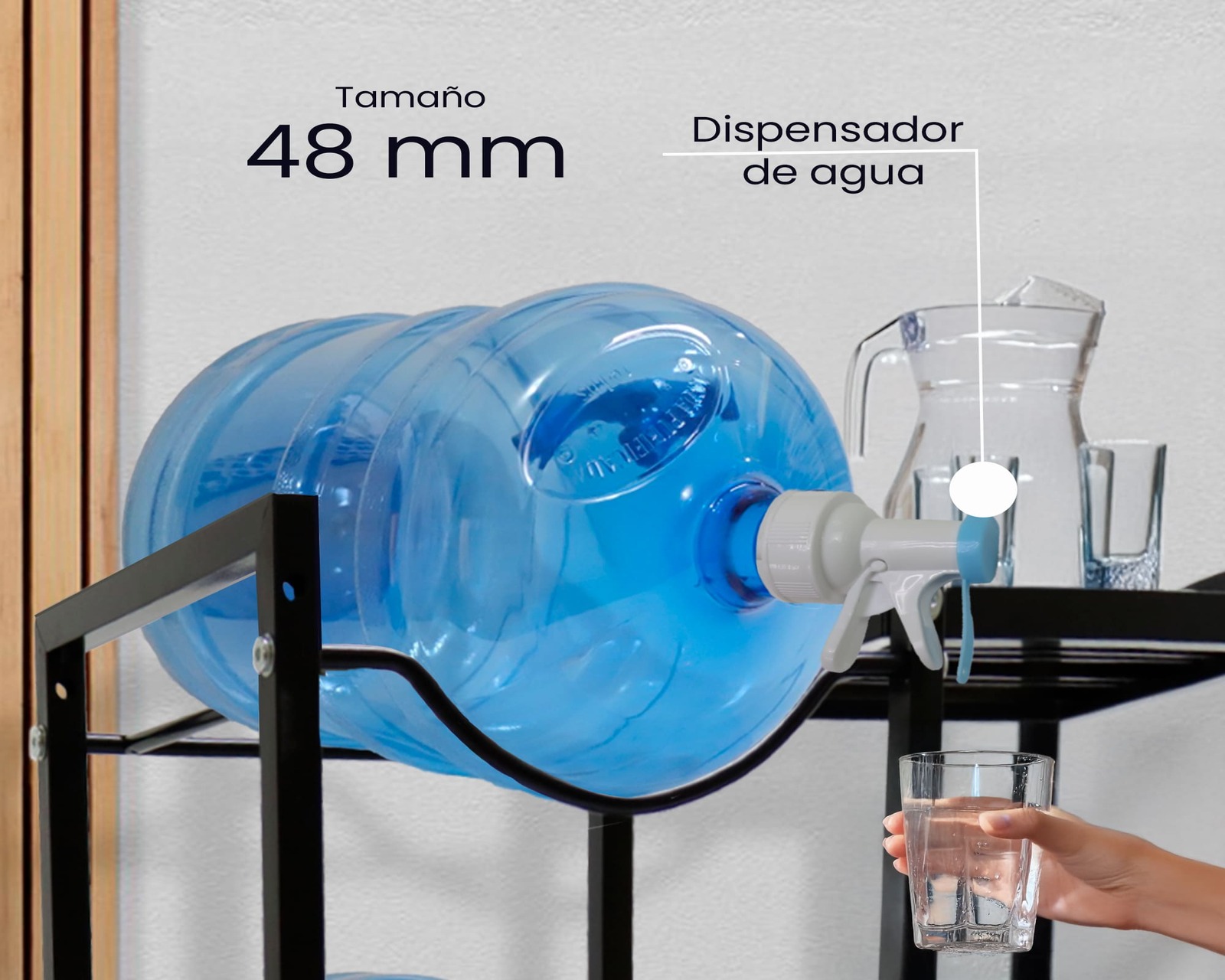 Foto 4 pulgar | Estante para Garrafones Mu:4Life de Acero