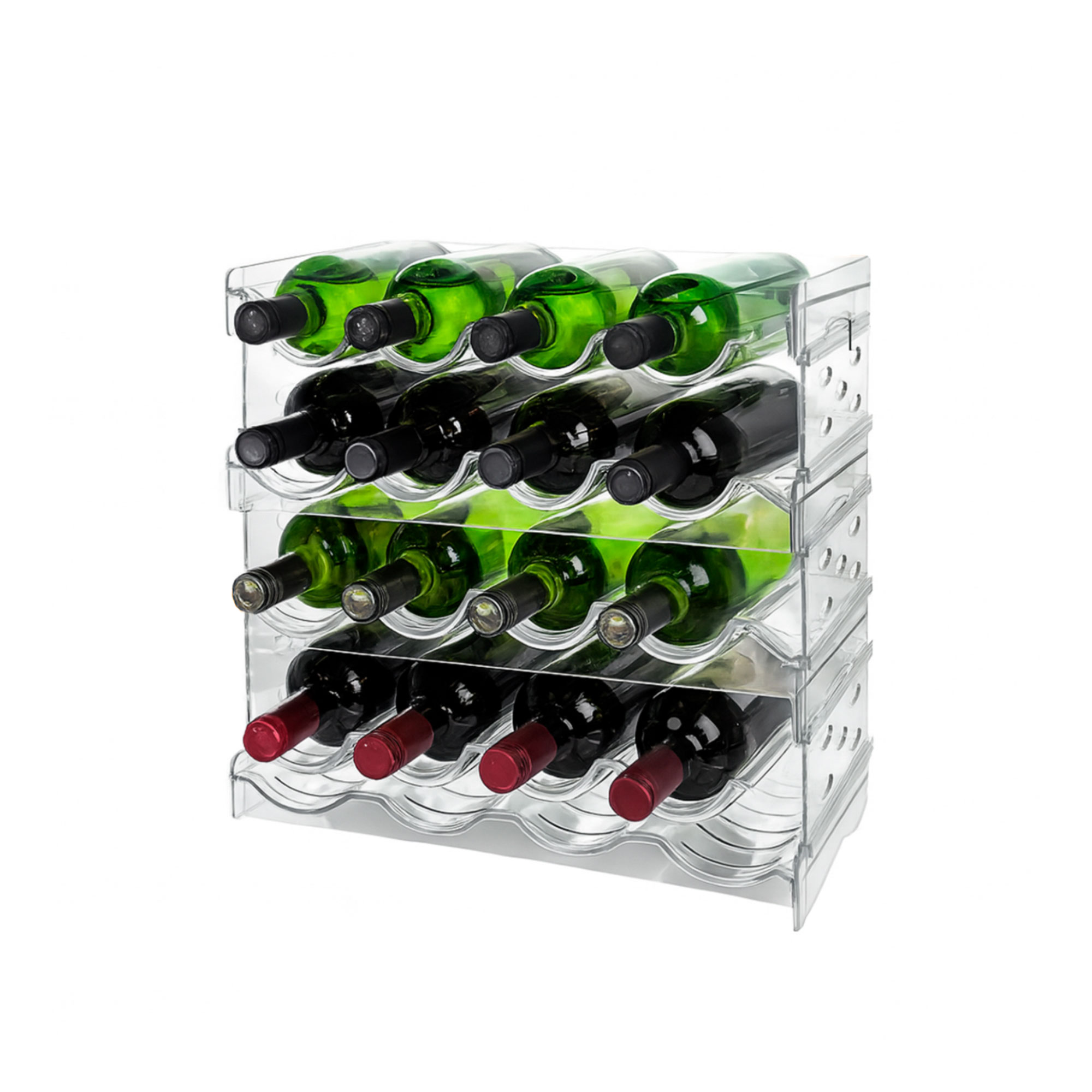 Foto 5 pulgar | Estante Organizador  Organizador De Vasos  Termos Y Botellas   Bluelander (16 Botellas)