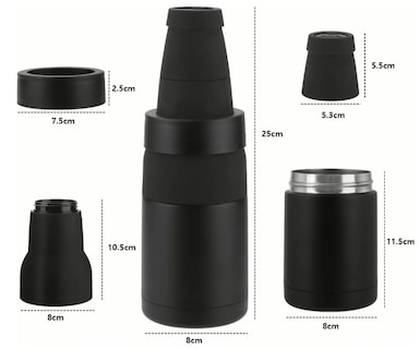 Foto 2 | Xtellar Termo Porta-bebidas Premium De Acero Inoxidable: Compañero Ideal Para Cualquier Ocasión
